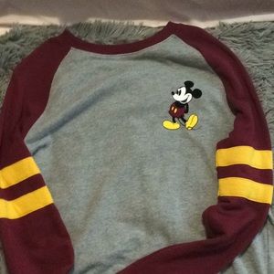 Mickey Mouse crew neck.